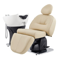 Thumbnail for DIR Maximus Spa Salon Reclining Shampoo Bed with Rotating Seat