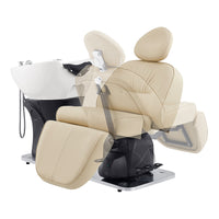 Thumbnail for DIR Maximus Spa Salon Reclining Shampoo Bed with Rotating Seat