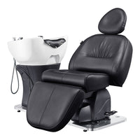 Thumbnail for DIR Maximus Spa Salon Reclining Shampoo Bed with Rotating Seat