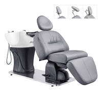 Thumbnail for DIR Maximus Spa Salon Reclining Shampoo Bed with Rotating Seat