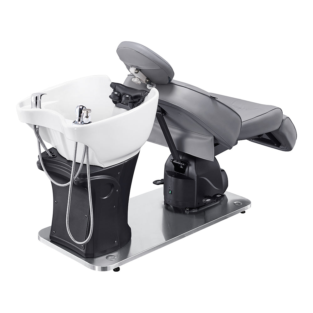 DIR Maximus Spa Salon Reclining Shampoo Bed with Rotating Seat
