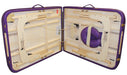 Custom Craftworks Heritage Portable Massage Table in Purple