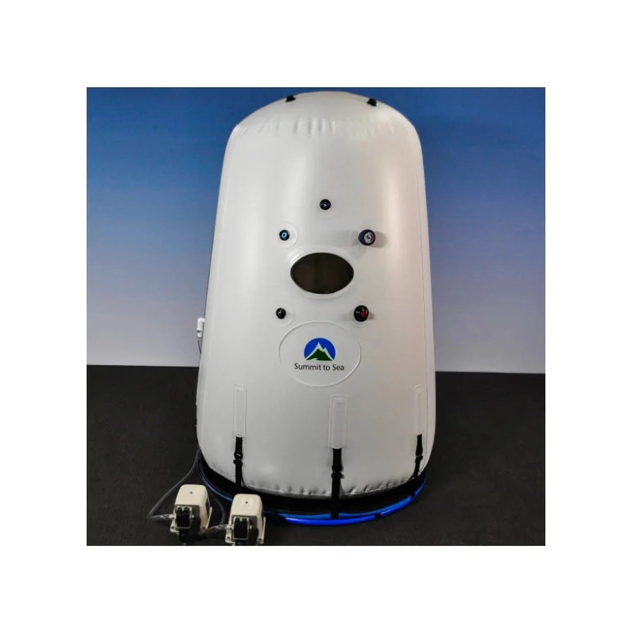 Summit to Sea Grand Dive Vertical hyperbaric chamber with three compressors