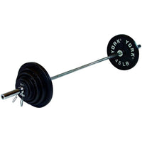 Thumbnail for York Barbell 300lb Deep Dish Cast Iron Olympic Set