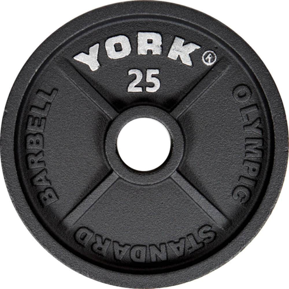 York Cast Iron Olympic Plates – 2″ Plate Sets