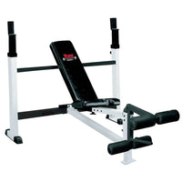 Thumbnail for York Barbell FTS Adjustable Olympic Combo Bench With Leg Developer