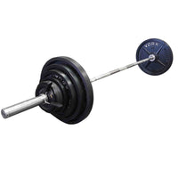 Thumbnail for York Barbell Legacy Cast Iron Milled Olympic Weight Plate Set