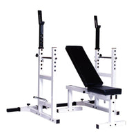 Thumbnail for York Barbell Pro Series 209 Squat Rack Bench Combo